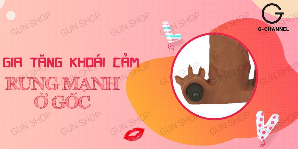 Bỏ sỉ Bao cao su đôn dên tăng kích thước rung mạnh Lovetoy 2 đầu  tốt nhất