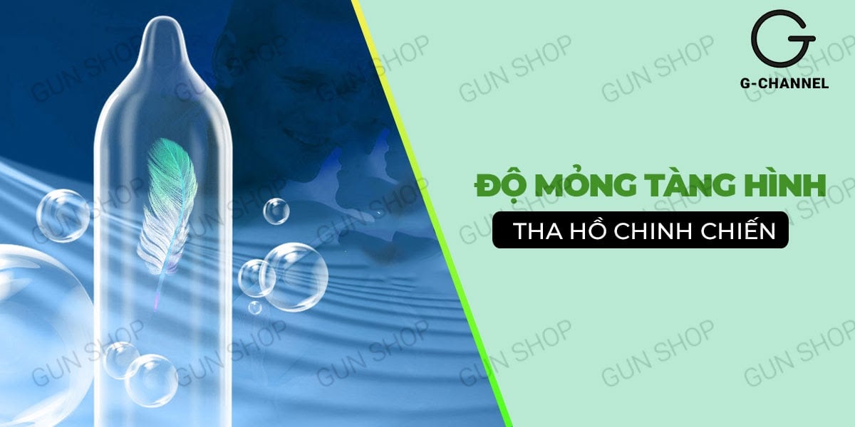 Bao cao su Toshiro trơn mỏng siêu thoáng hộp 10 cái giá tốt