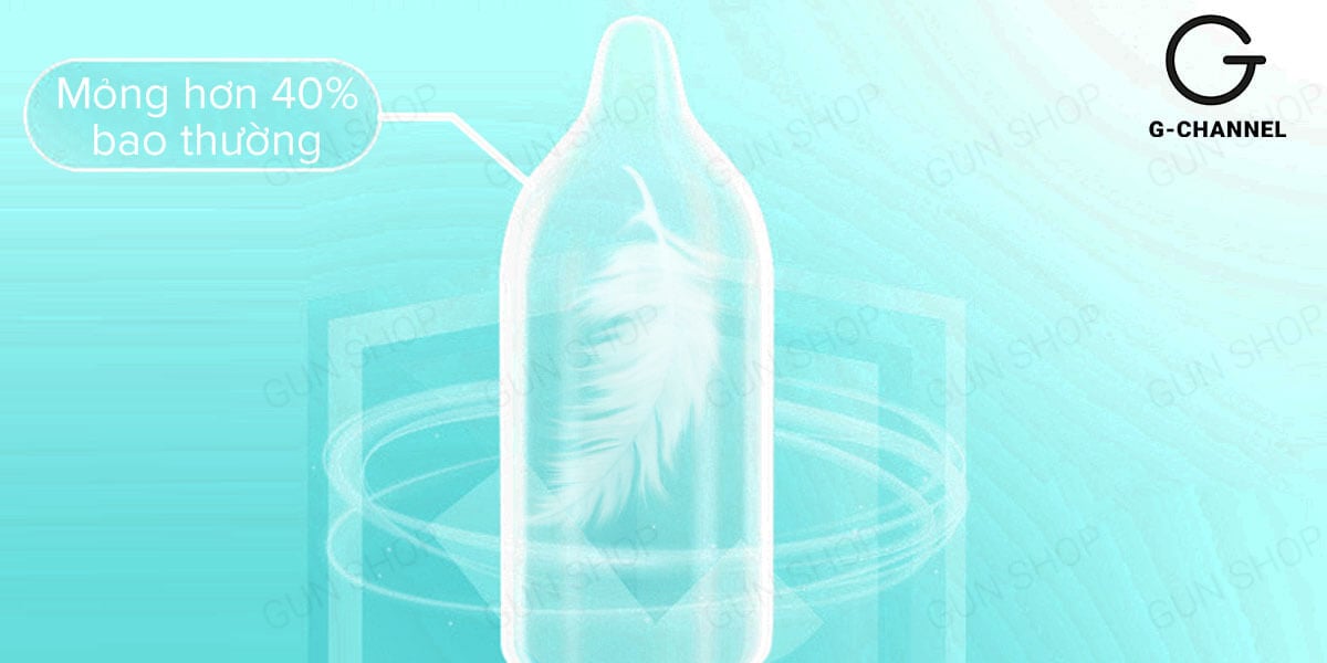 Bao cao su Up To Top 0.Zero siêu mỏng siêu thoải mái hộp 12 cái