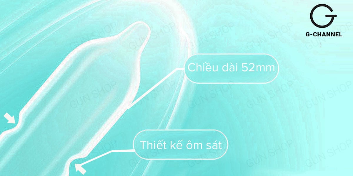 Bao cao su Up To Top 0.Zero siêu mỏng siêu thoải mái hộp 12 cái