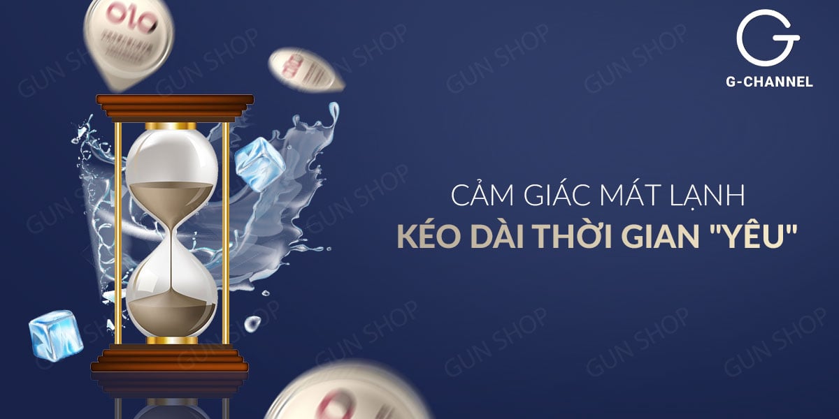 Bao cao su OLO 0.01 Xanh siêu mỏng mát lạnh kéo dài quan hệ