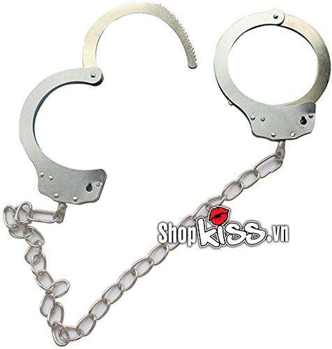Đồ chơi bạo dâm còng số 8 thép không gỉ bền bỉ tăng khoái cảm