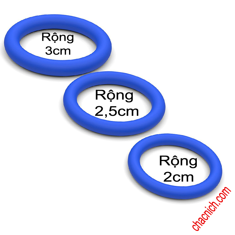 Bảng giá Bộ 3 vòng silicone đeo dương vật tăng kích thước và chống xuất sớm Loop Cockrings  có tốt không?