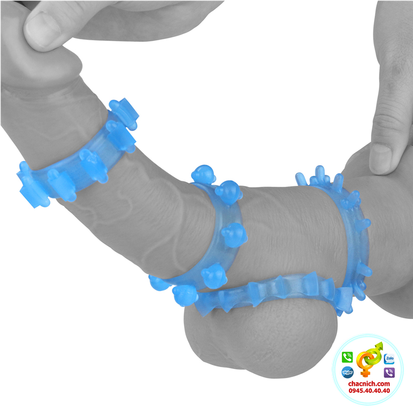 4 Vòng Cockring Phát Sáng Lovetoy Lumino Play Silicon Tăng Khoái Cảm