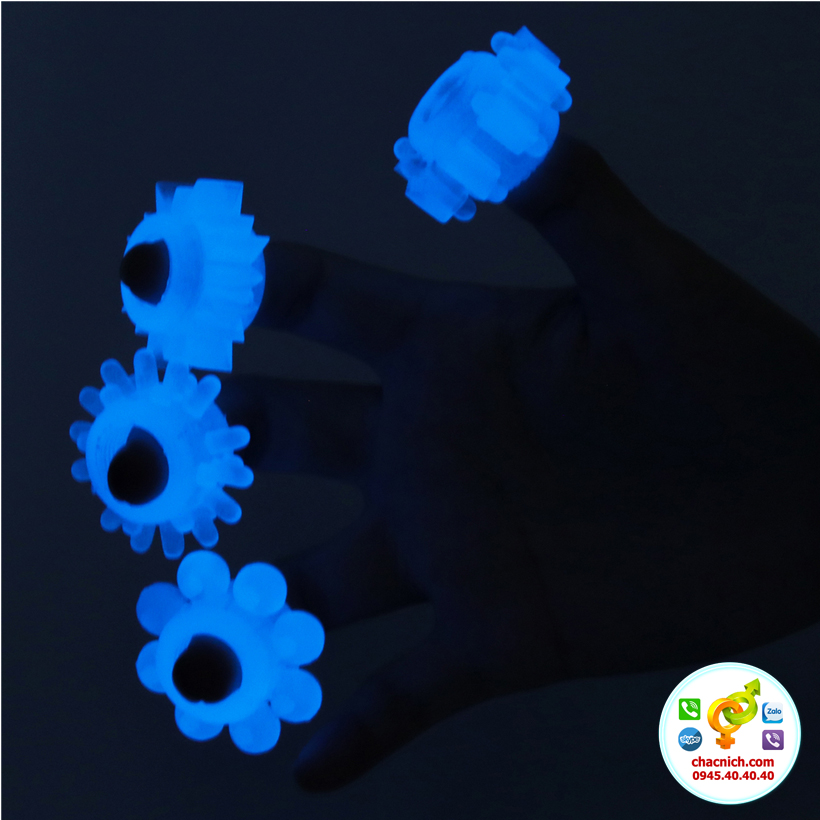 4 Vòng Cockring Phát Sáng Lovetoy Lumino Play Silicon Tăng Khoái Cảm