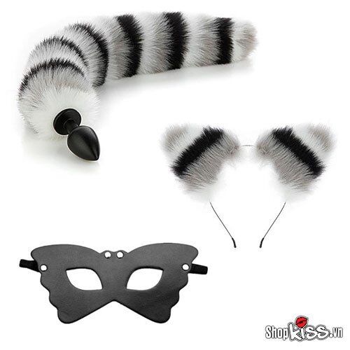 Địa chỉ bán Bộ đồ chơi 3 món Cosplay bạo dâm nàng Chồn quyến rũ  hàng mới về