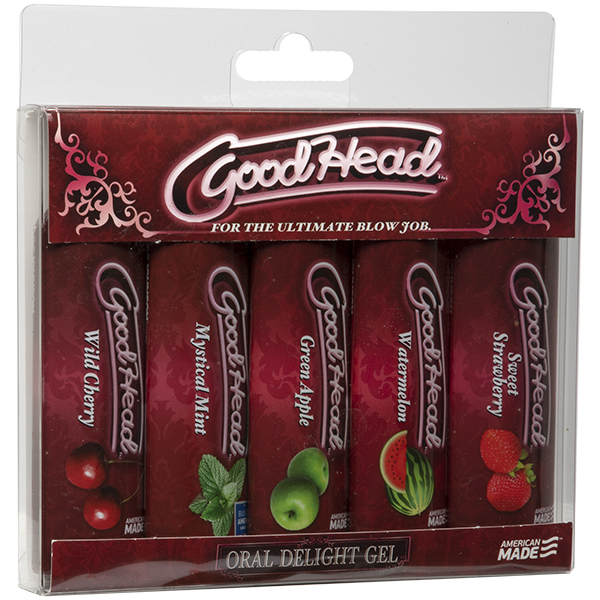 Bộ Gel Tình Yêu 5 Hương Vị GoodHead Mỹ Gel Bôi Trơn Oral Sex