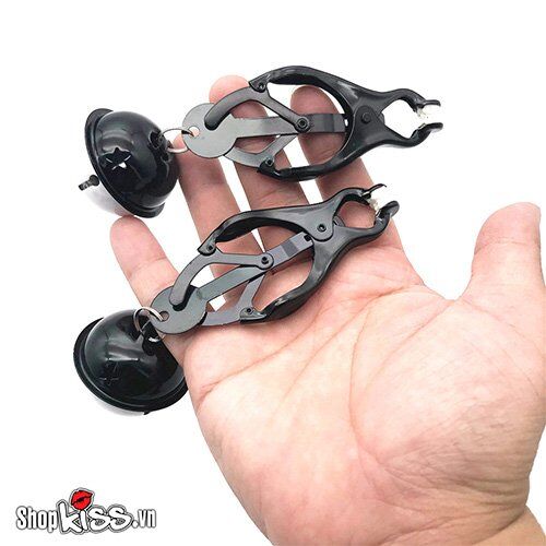 Cửa hàng bán Bộ kẹp núm vú kích thích đầu ti có đeo chuông  hàng mới về
