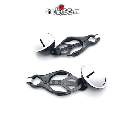 Cửa hàng bán Bộ kẹp núm vú kích thích đầu ti có đeo chuông  hàng mới về
