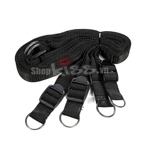 Bộ trói tay chân phòng the đen cao cấp tăng khoái cảm Aphrodisia