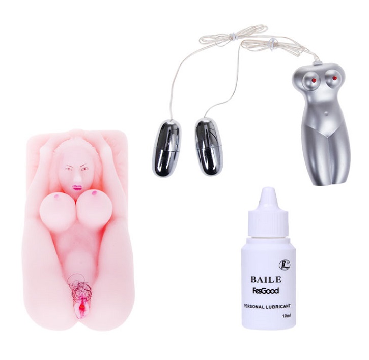 Búp bê tình dục Baile silicon rung rên chân dạng mê hoặc cảm xúc