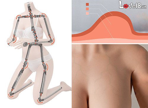 Búp bê tình dục Akina cao cấp Nhật Bản mềm dẻo hấp dẫn