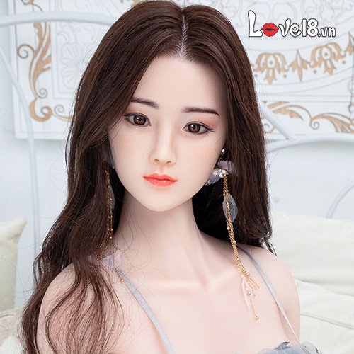 Búp bê silicone bạch kim 1m58 tóc cấy thật mềm mại giá tốt