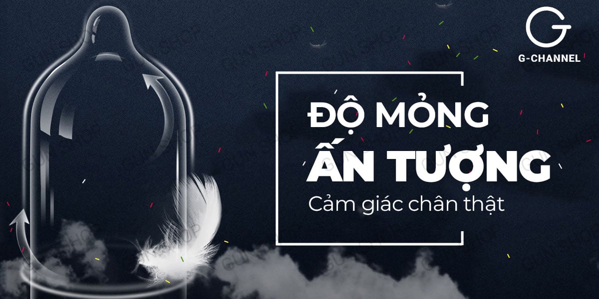 Bao cao su Usupita Hi Grade siêu mỏng điểm nổi ôm sát an toàn 12 cái