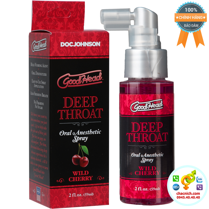 Nơi bán Chai Xịt Oral Sex Deep Throat Spray Wild Cherry  loại tốt