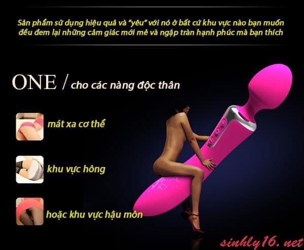 Chày Rung 2 Đầu Leten AV11 Massage G Điểm G Thỏa Mãn