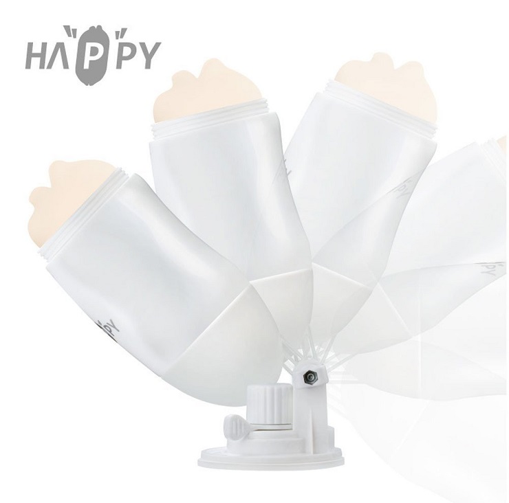 Cốc tự sướng gắn tường Happy 2 đầu siêu mềm mại khoái cảm cực đỉnh