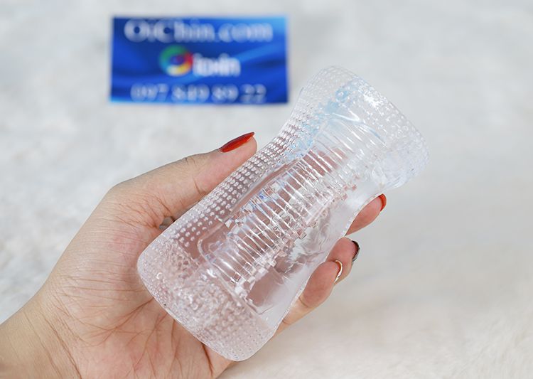 Đại lý Cốc thủ dâm trong suốt 2 đầu nhỏ gọn  loại tốt