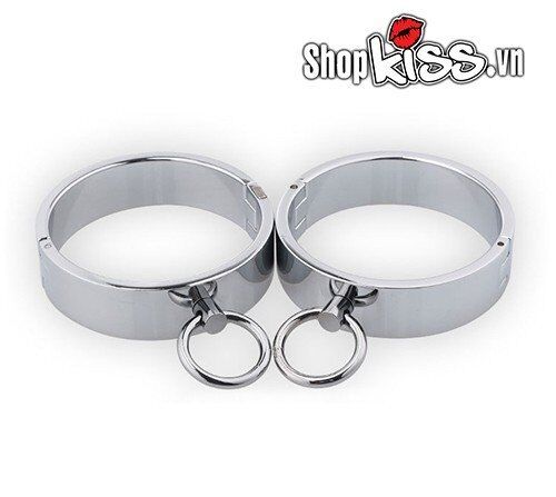 Còng tay kim loại BDSM chắc chắn bạo dâm phụ kiện chơi cực đã