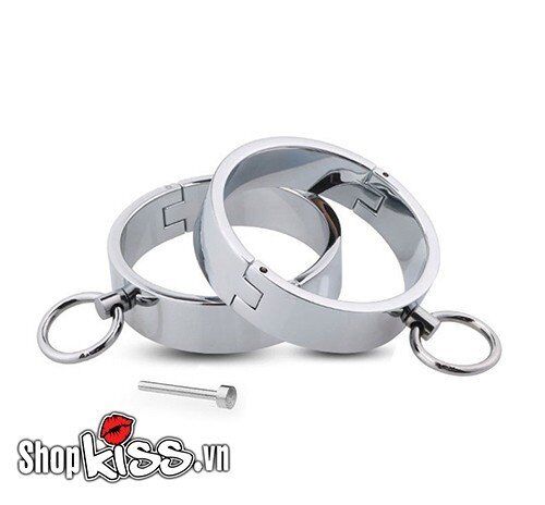 Còng tay kim loại BDSM chắc chắn bạo dâm phụ kiện chơi cực đã