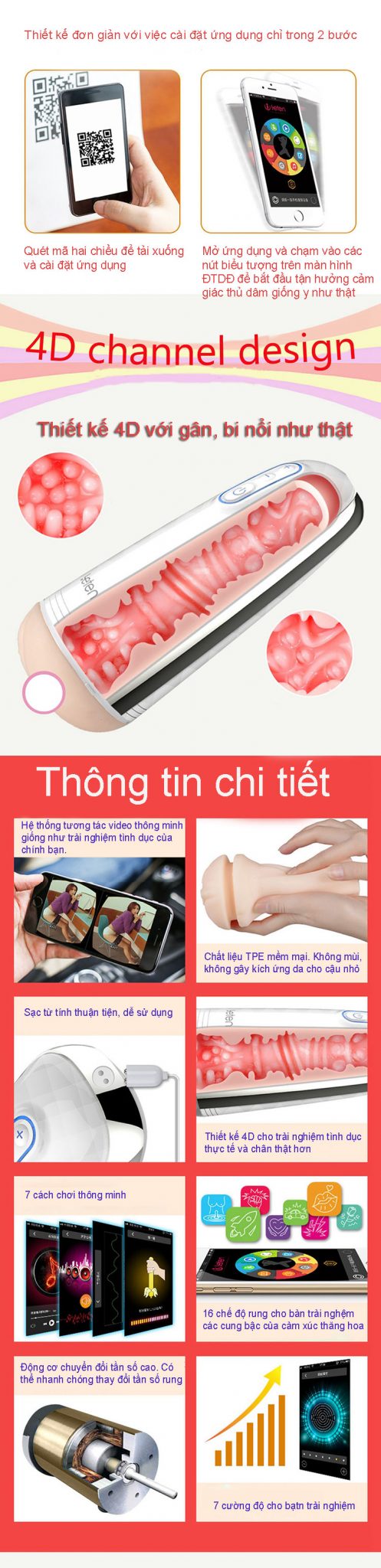 Dụng cụ bú mút Leten Z9 điều khiển điện thoại kích thích mạnh mẽ tiện lợi