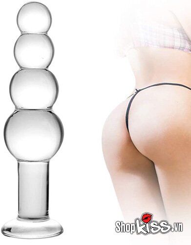 Dụng cụ thủy tinh kích thích hậu môn HM78G chơi cho Gay cao cấp