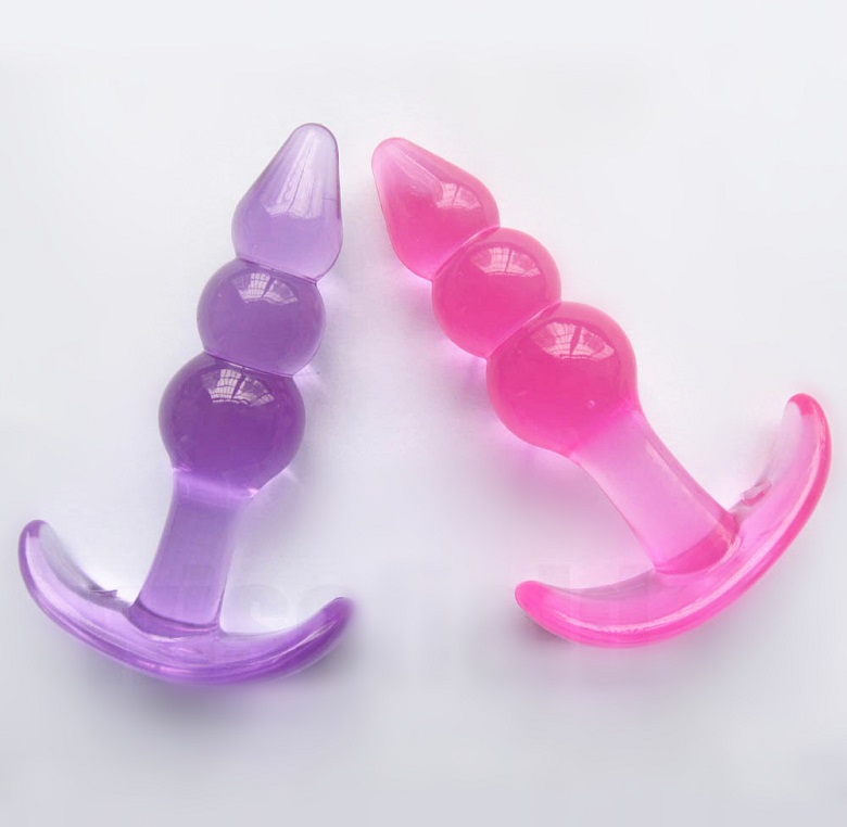 Dụng cụ massage hậu môn nam nữ chuỗi hạt nhọn trong suốt giá tốt