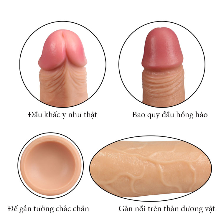 Dương vật silicon siêu mềm dẻo Nature Cock kích thích đỉnh cao