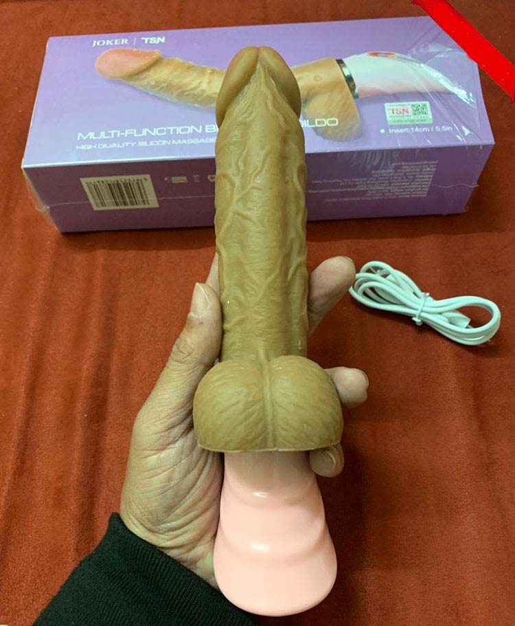 dương vật giả mềm cong joker cao cấp tỏa nhiệt kích thích