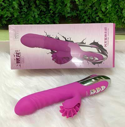 Dương vật Leten Wheel Thrusting Rung Thụt Silicone Cao Cấp Sạc USB