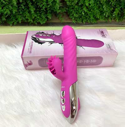 Dương vật Leten Wheel Thrusting Rung Thụt Silicone Cao Cấp Sạc USB