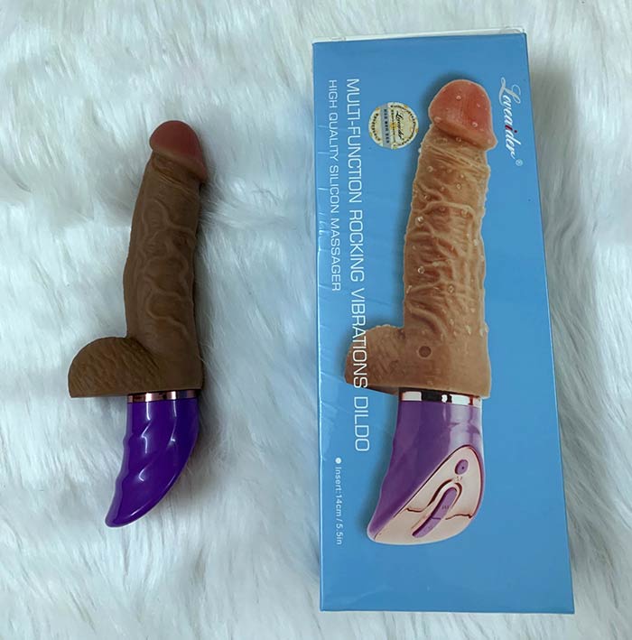 Dương vật chiến binh Loveaider siêu mềm rung xoay 360 độ kích thích