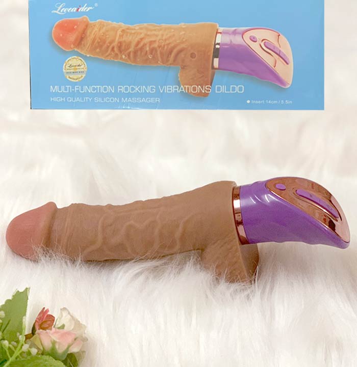 Dương vật chiến binh Loveaider siêu mềm rung xoay 360 độ kích thích