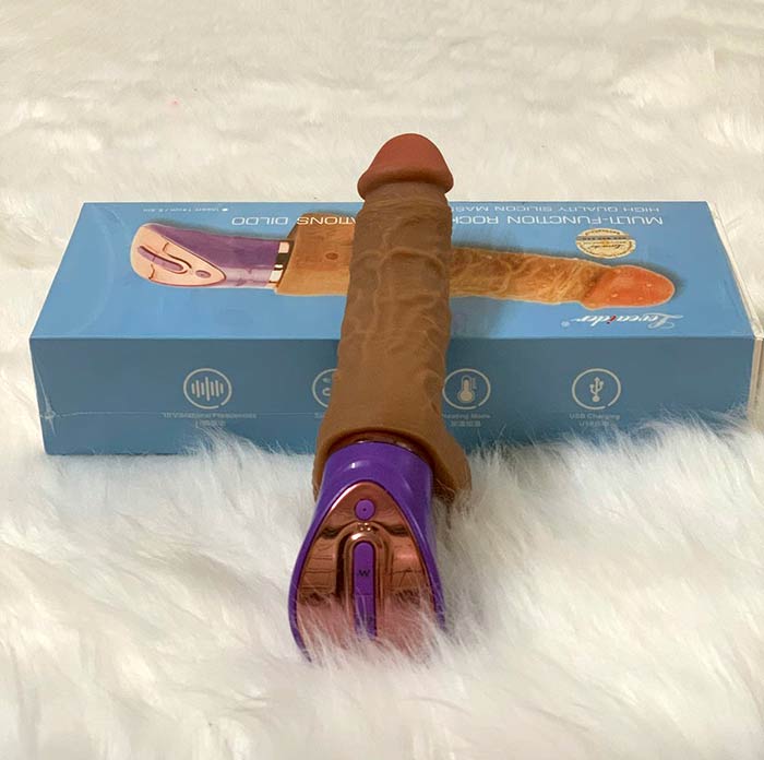 Dương vật chiến binh Loveaider siêu mềm rung xoay 360 độ kích thích