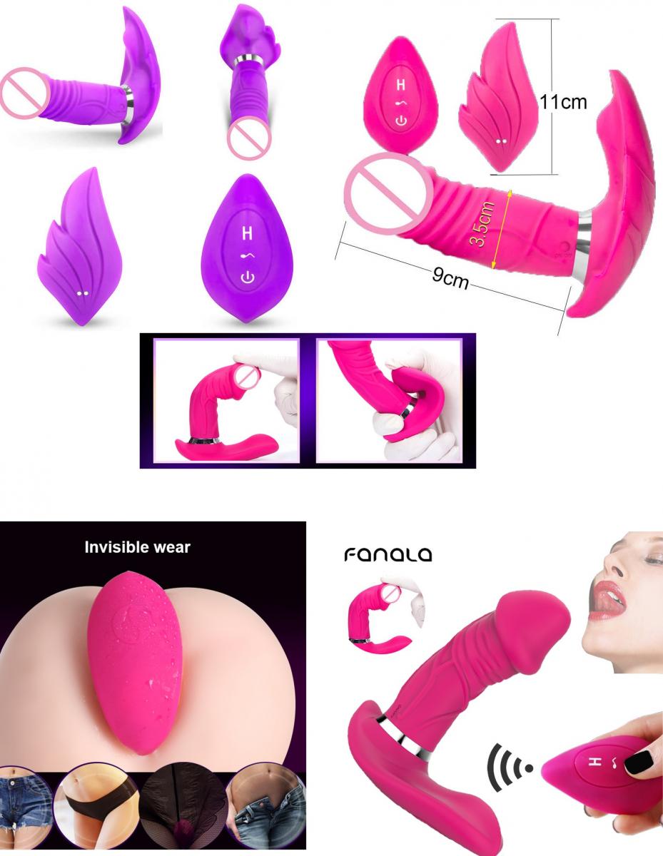 Dương vật giả Fanala đa năng rung ngoáy siêu thực kích thích