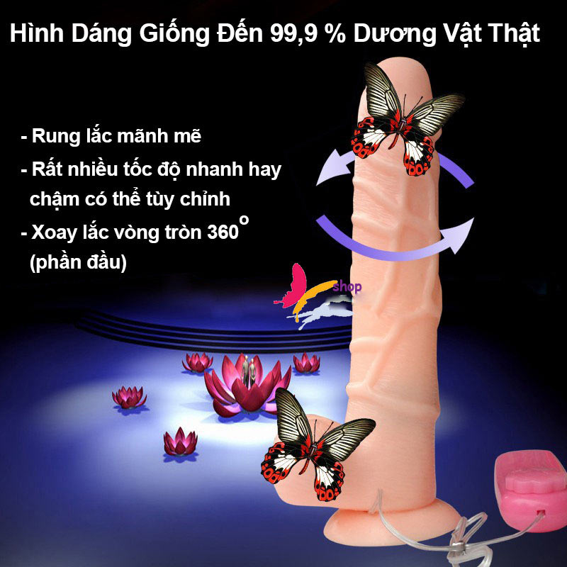 Dương vật giả xoay gắn tường mạnh mẽ Đỉnh cao khoái cảm