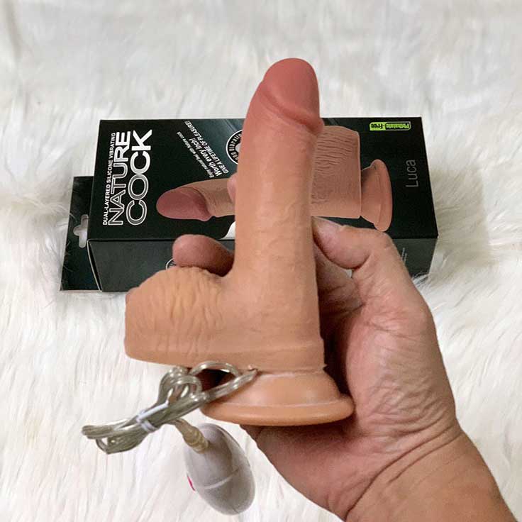 dương vật giả lovetoy luca siêu mềm rung 7 chế độ kích thích nữ