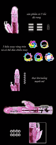 Dương Vật Giả Butterfly Rung Xoay Ngoáy Thụt Kích Thích Sướng