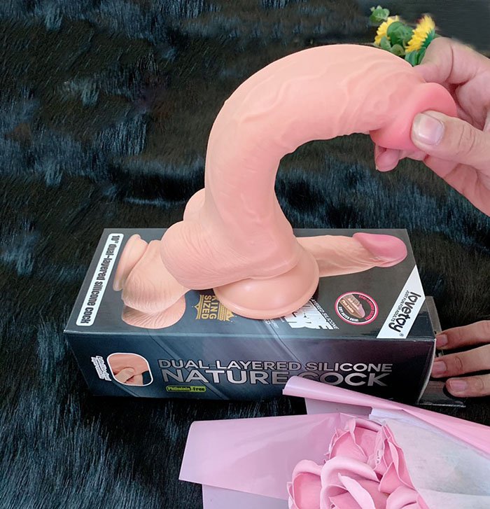 Dương Vật Silicon Lovetoy Siêu Mềm Kích Thích Thỏa Mãn Tốt