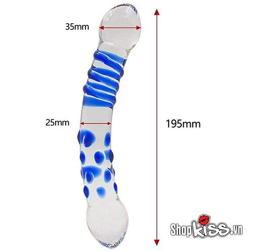 Dương vật mát xa thủy tinh kích thích hậu môn siêu đẹp gọn nhẹ