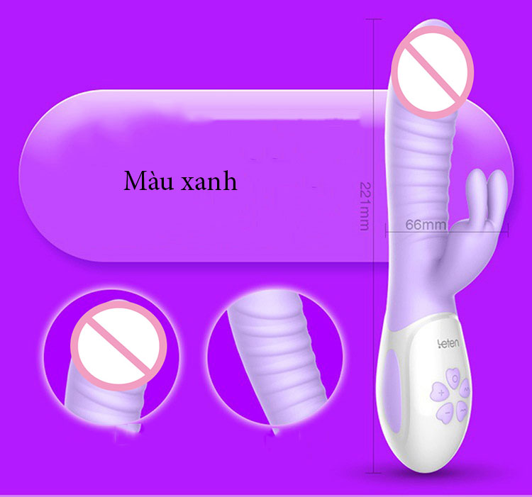Dương vật Letten Swing 360 độ sưởi ấm rung ngoáy kích thích