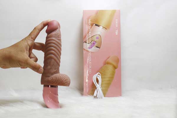 Dương vật silicon mềm mại Joker rung thụt sưởi ấm cực đỉnh