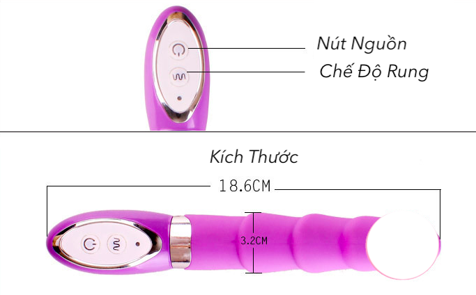 Que Rung Wild Vibe dương vật giả 10 chế độ kích thích mạnh mẽ