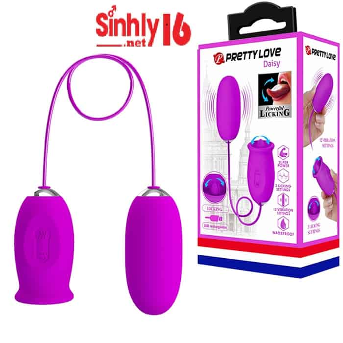 Trứng Rung Liếm 2 Đầu Pretty Love EG30E Kích Thích Cực Đỉnh