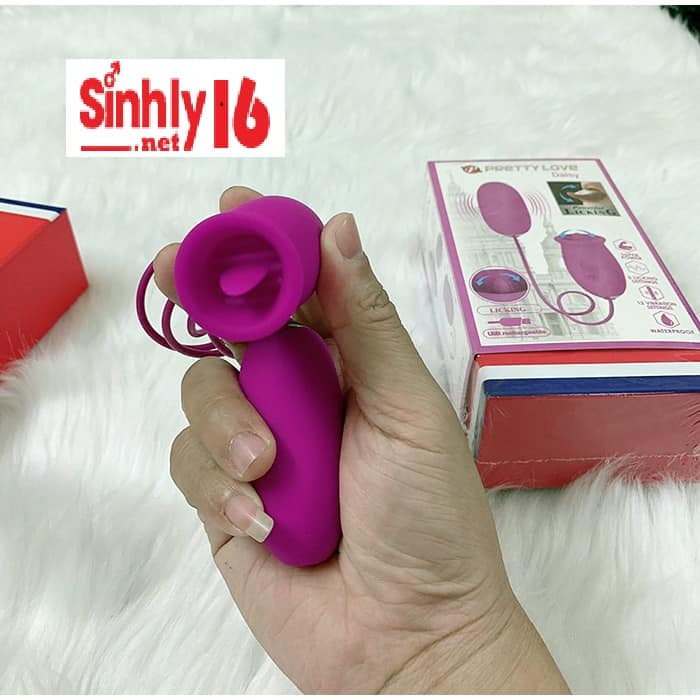 Trứng Rung Liếm 2 Đầu Pretty Love EG30E Kích Thích Cực Đỉnh
