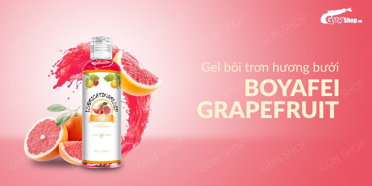 Gel bôi trơn hương bưởi Boyafei 200ml tăng khoái cảm
