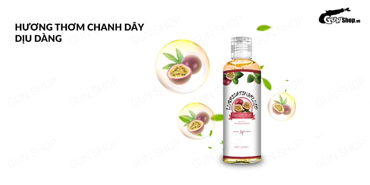 Bán Gel bôi trơn hương chanh dây - Boyafei Passion Fruit - Chai 200ml giá rẻ
