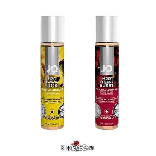 Gel bôi trơn JO H2O Mỹ Cherry Burst Banana Lick 30ml cao cấp