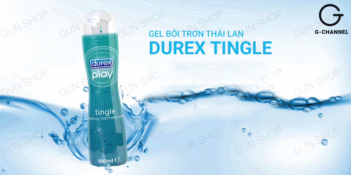 Gel bôi trơn Durex Tingle 100ml mát lạnh kích thích tăng khoái cảm