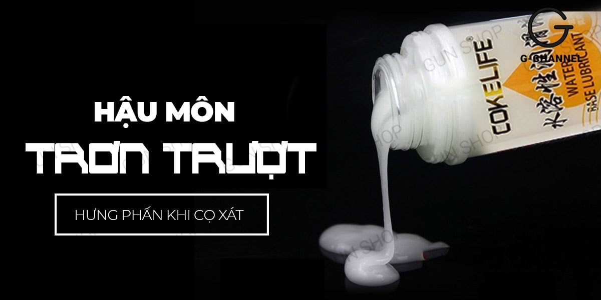 Gel bôi trơn tinh trùng Cokelife 300ml an toàn dễ dùng cho Gay